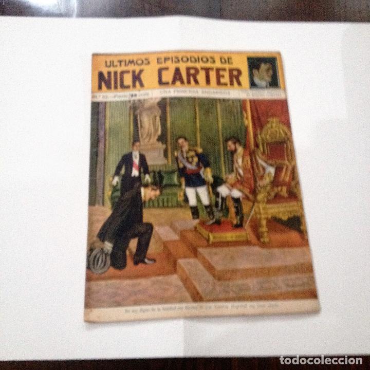 Libros antiguos: Ultimos episodios de Nick Carter, n&ordm; 62 - Foto 1