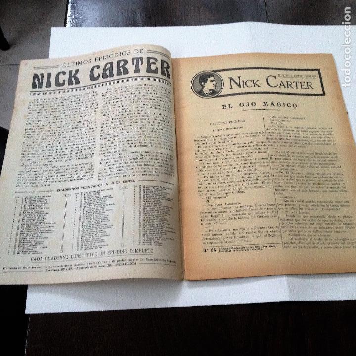Libros antiguos: Ultimos episodios de Nick Carter, n&ordm; 64 - Foto 2