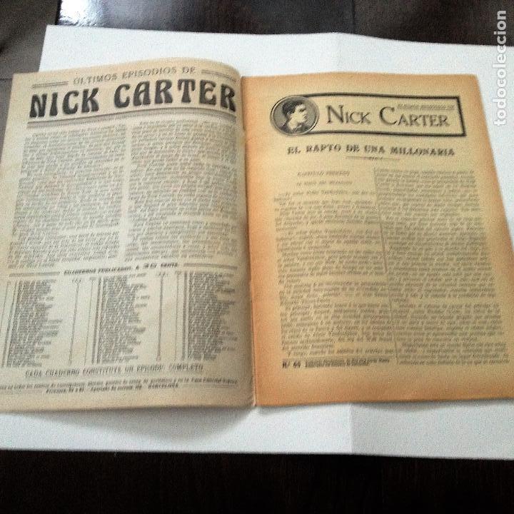 Libros antiguos: Ultimos episodios de Nick Carter, n&ordm; 65 - Foto 2