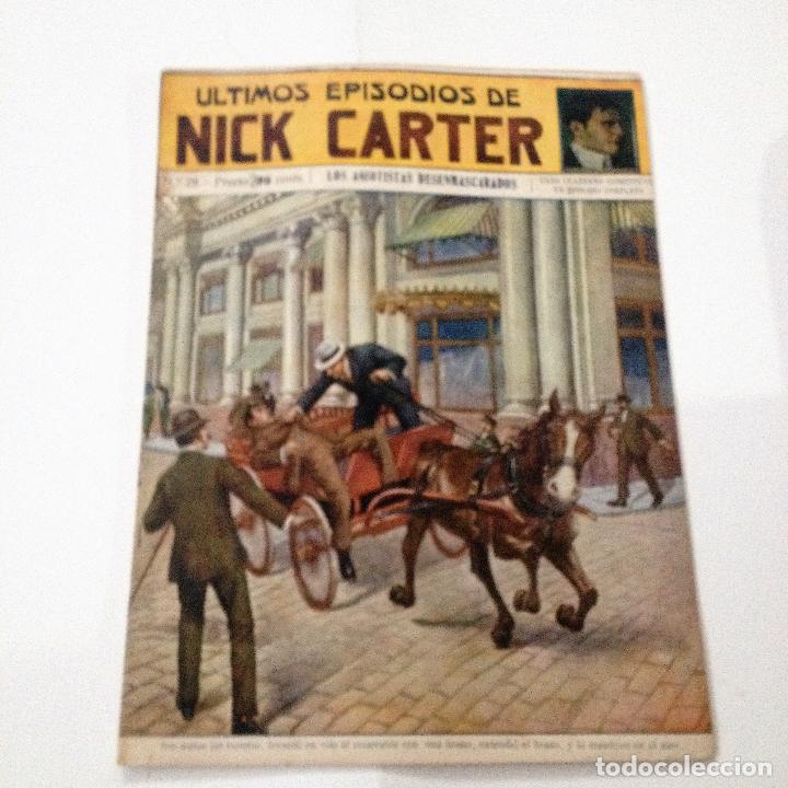 Libros antiguos: Ultimos episodios de Nick Carter, n&ordm; 78 - Foto 1