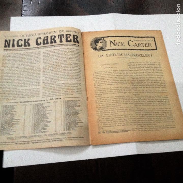Libros antiguos: Ultimos episodios de Nick Carter, n&ordm; 78 - Foto 2