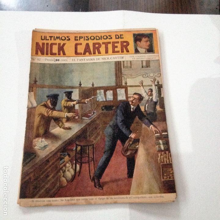 Libros antiguos: Ultimos episodios de Nick Carter, n&ordm; 82 - Foto 1