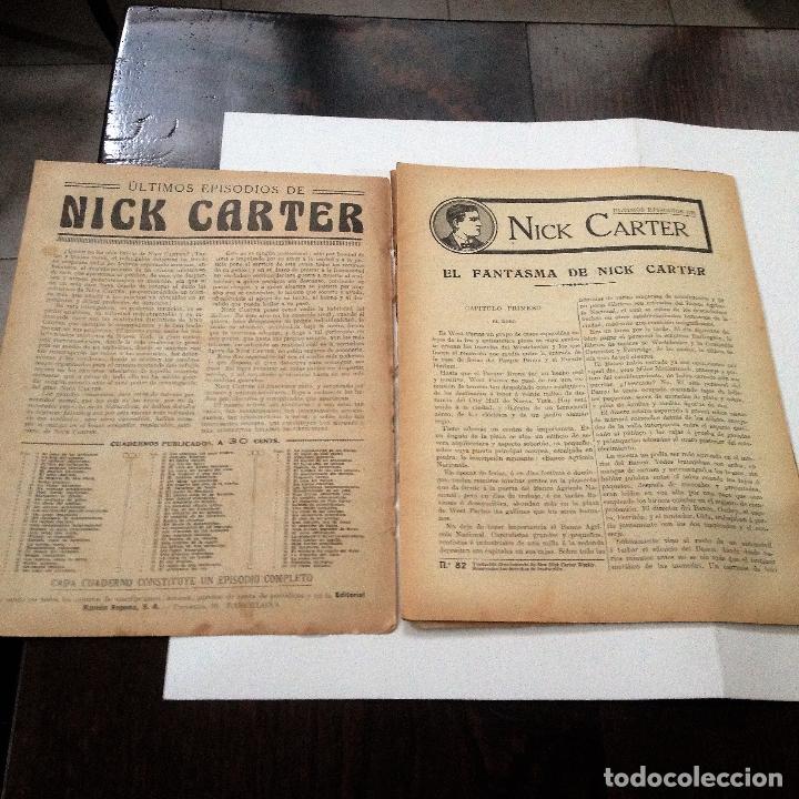 Libros antiguos: Ultimos episodios de Nick Carter, n&ordm; 82 - Foto 2