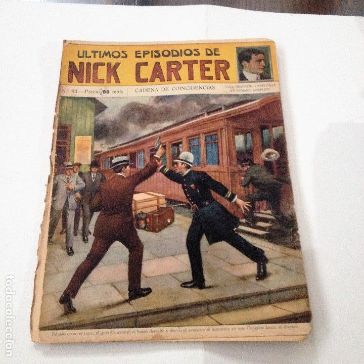 Libros antiguos: Ultimos episodios de Nick Carter, n&ordm; 83 - Foto 1