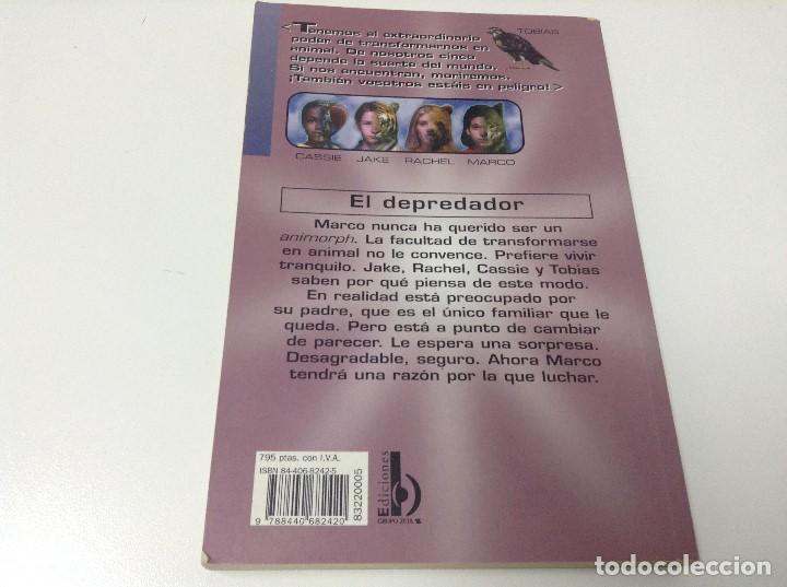 Libros antiguos: ANIMORPHS N&ordm;5 EL DEPREDADOR . K. A. APPLEGATE - Foto 2
