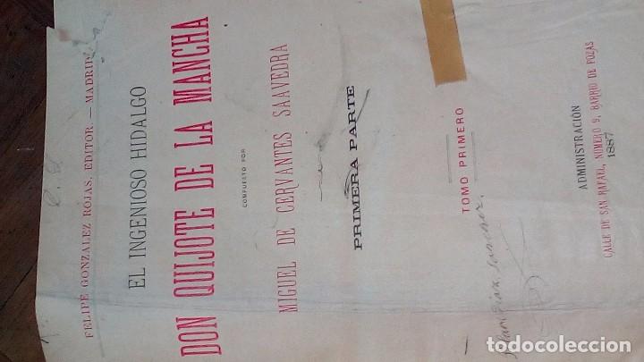 Libros antiguos: don quijote - Foto 2