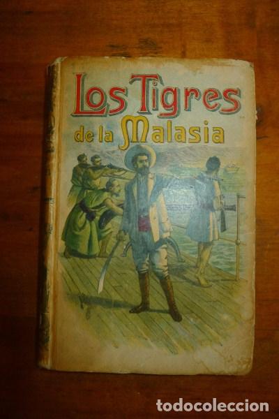 Libros antiguos: SALGARI, Emilio. Los Tigres de Malasia - Foto 1
