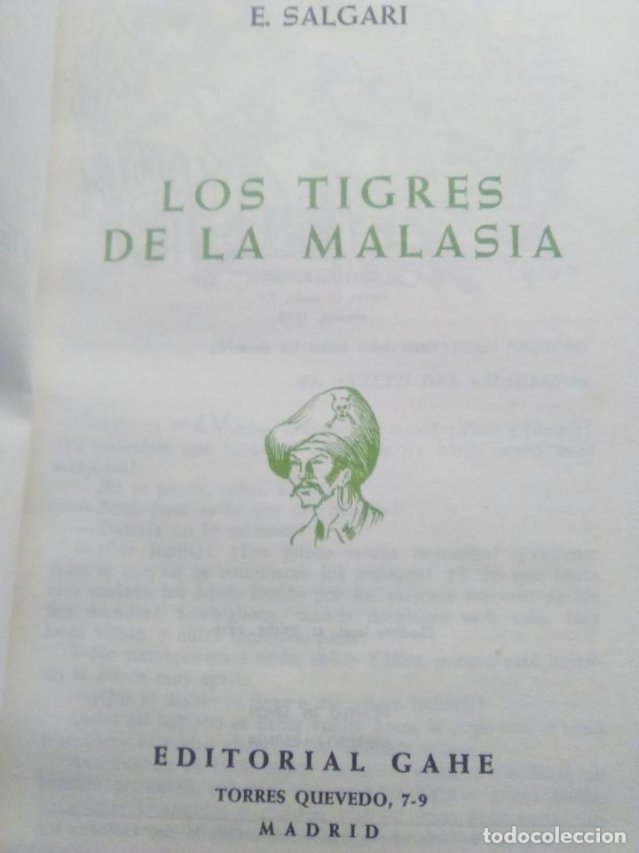 Libros antiguos: Los tigres de la Malasia - Foto 3