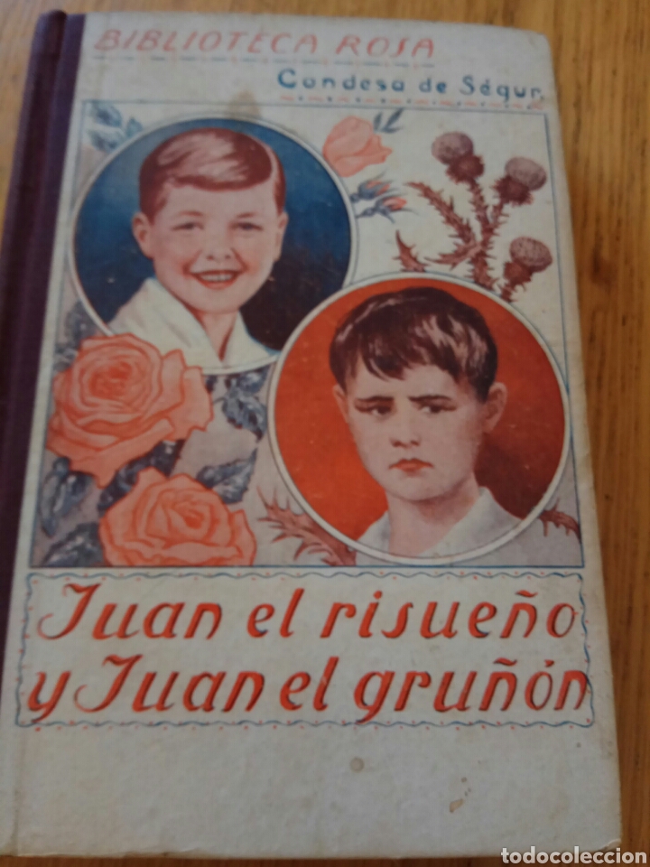 Libros antiguos: Juan el risue&ntilde;o y Juan el gru&ntilde;&oacute;n - Foto 1