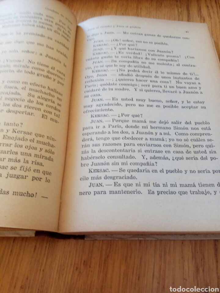 Libros antiguos: Juan el risue&ntilde;o y Juan el gru&ntilde;&oacute;n - Foto 3