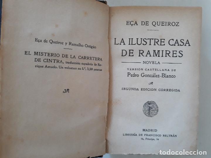 Libros antiguos: LA ILUSTRE CASA DE RAMIRES E.QUEIROZ - Foto 3