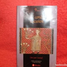 Libros antiguos: EL CONDE DE LUCANOR-DON JUAN MANUEL-BRUÑO 2001. Lote 123138099