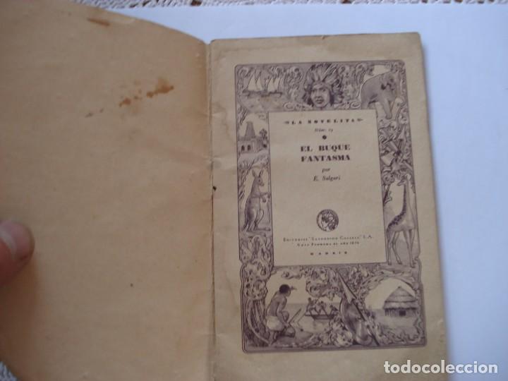 Libros antiguos: DOS LIBRITOS E. SALGARI DE EDITORIAL CALLEJA 1935 - Foto 3