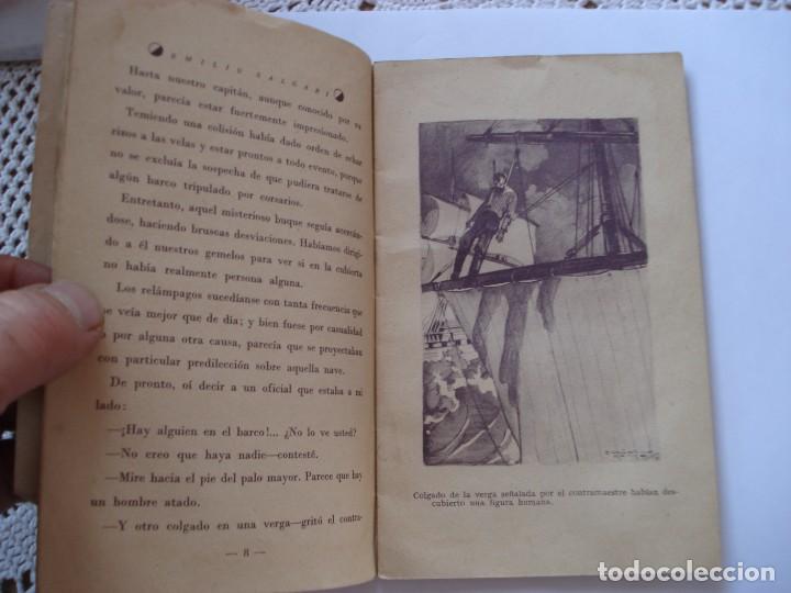 Libros antiguos: DOS LIBRITOS E. SALGARI DE EDITORIAL CALLEJA 1935 - Foto 5
