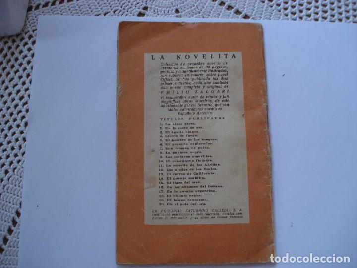Libros antiguos: DOS LIBRITOS E. SALGARI DE EDITORIAL CALLEJA 1935 - Foto 7