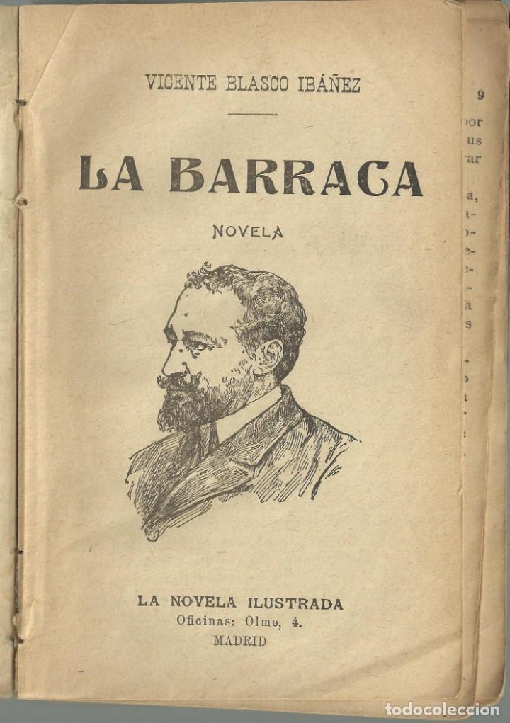Libros antiguos: La barraca, circa 1900. Blasco Iba&ntilde;ez - Foto 2