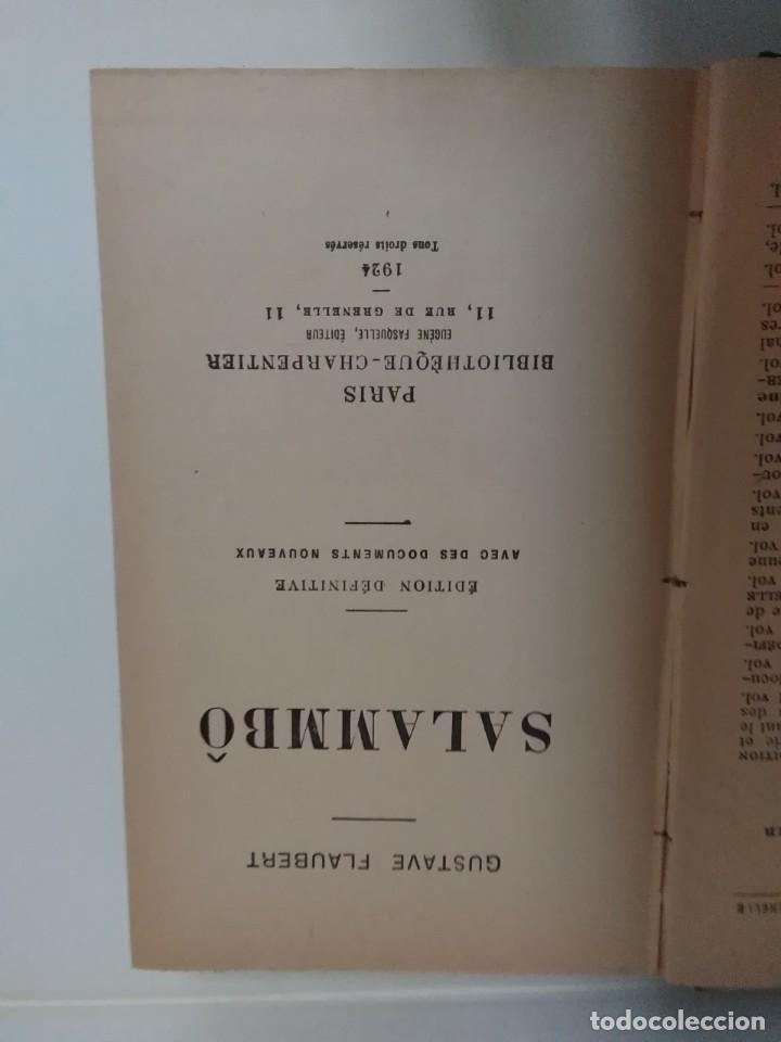 Libros antiguos: Salammbo gustave flaubert 1924. & - Foto 1