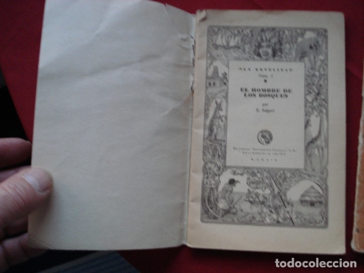 Libros antiguos: DOS LIBRITOS E. SALGARI DE EDITORIAL CALLEJA 1935 - Foto 9