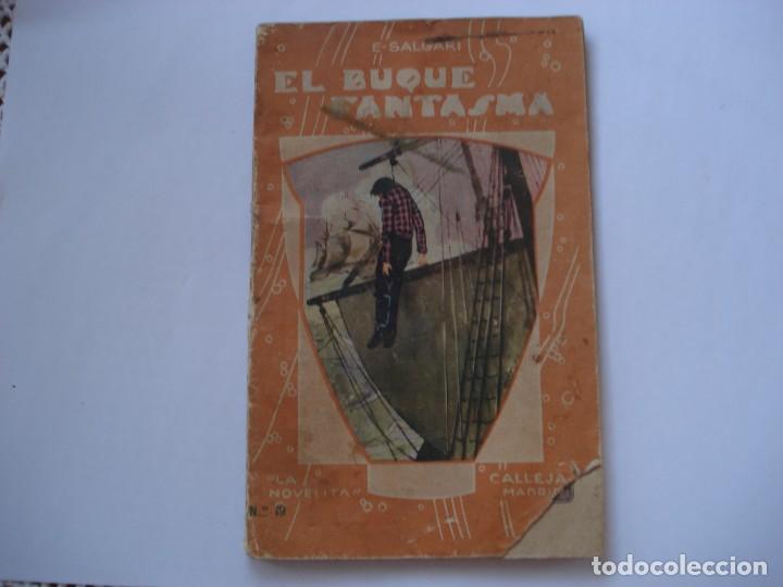 Libros antiguos: DOS LIBRITOS E. SALGARI DE EDITORIAL CALLEJA 1935 - Foto 2