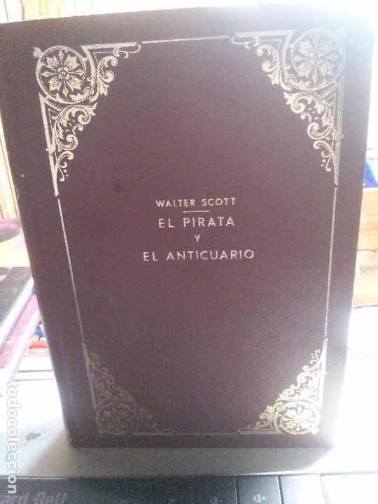 Libros antiguos: el p&igrave;rata y el anticuario, walter scott - Foto 1