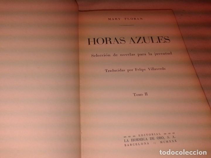 Libros antiguos: MARY FLORAN, HORAS AZULES 1930 - Foto 2 - 159150018