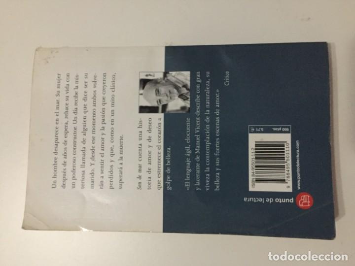 Libros antiguos: MANUEL VICENT - SON DE MAR - Foto 2