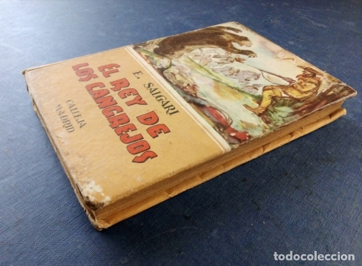 Libros antiguos: EL REY DE LOS CANGREJOS - E. SALGARI - ED. CALLEJA. - Foto 3