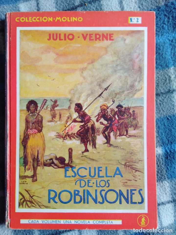 Libros antiguos: Escuela de los robinsones (538) - Foto 1