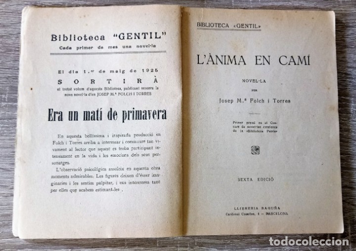 Libros antiguos: L&aacute;nima en cam&igrave; - Foto 2