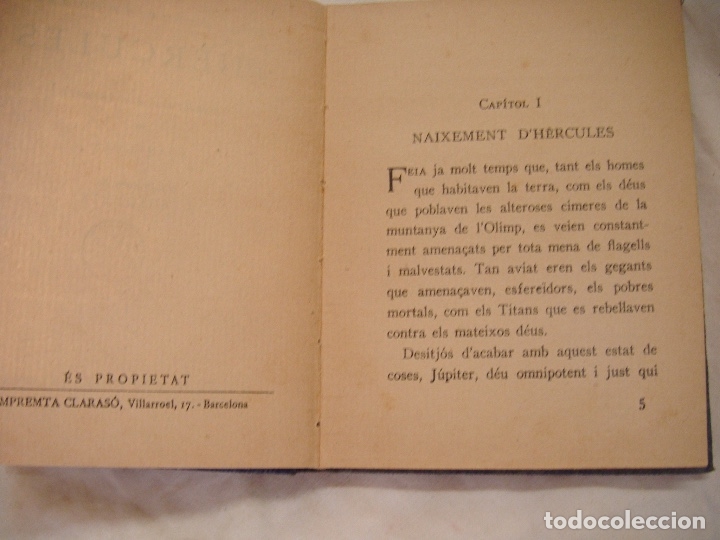 Libros antiguos: Els dotze treballs dHercules - Foto 3