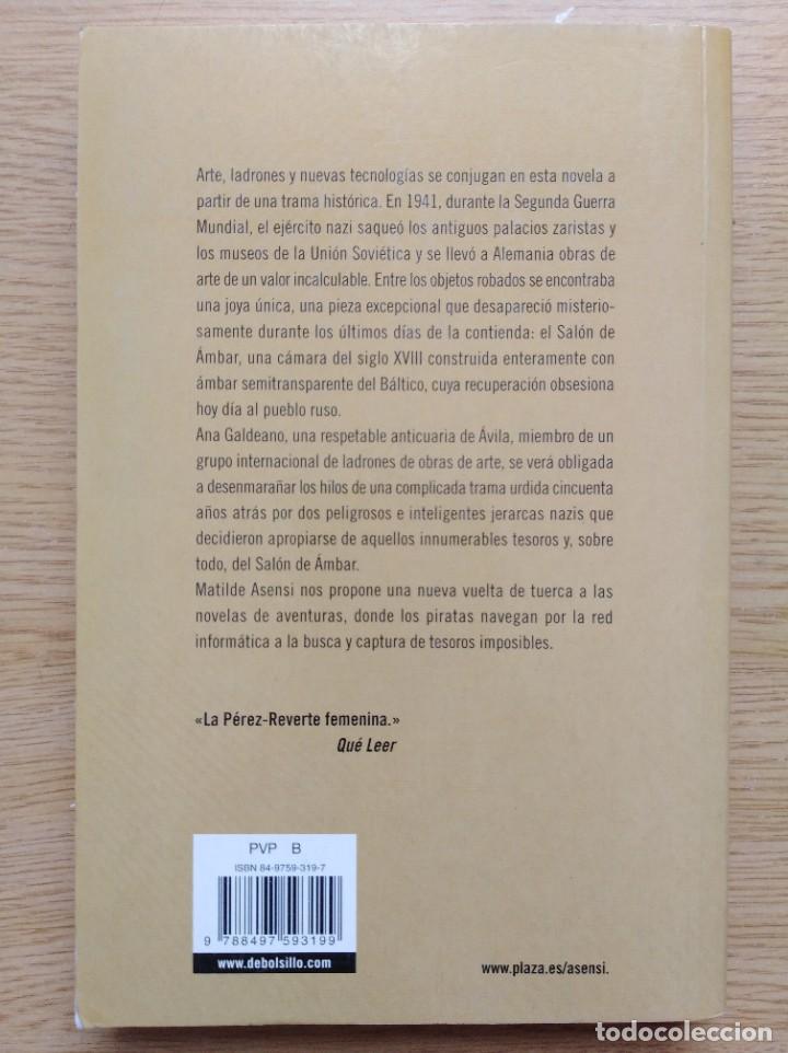 Libros antiguos: El sal&oacute;n de &aacute;mbar - Matilde asensi - Foto 2