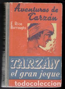 Libros antiguos: Tarz&aacute;n. El Gran Jeque. Edgar Rice Burroughs - Foto 1