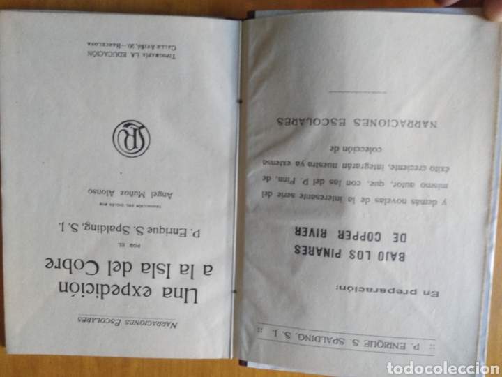 Libros antiguos: La isla del cobre. Spalding - Foto 2