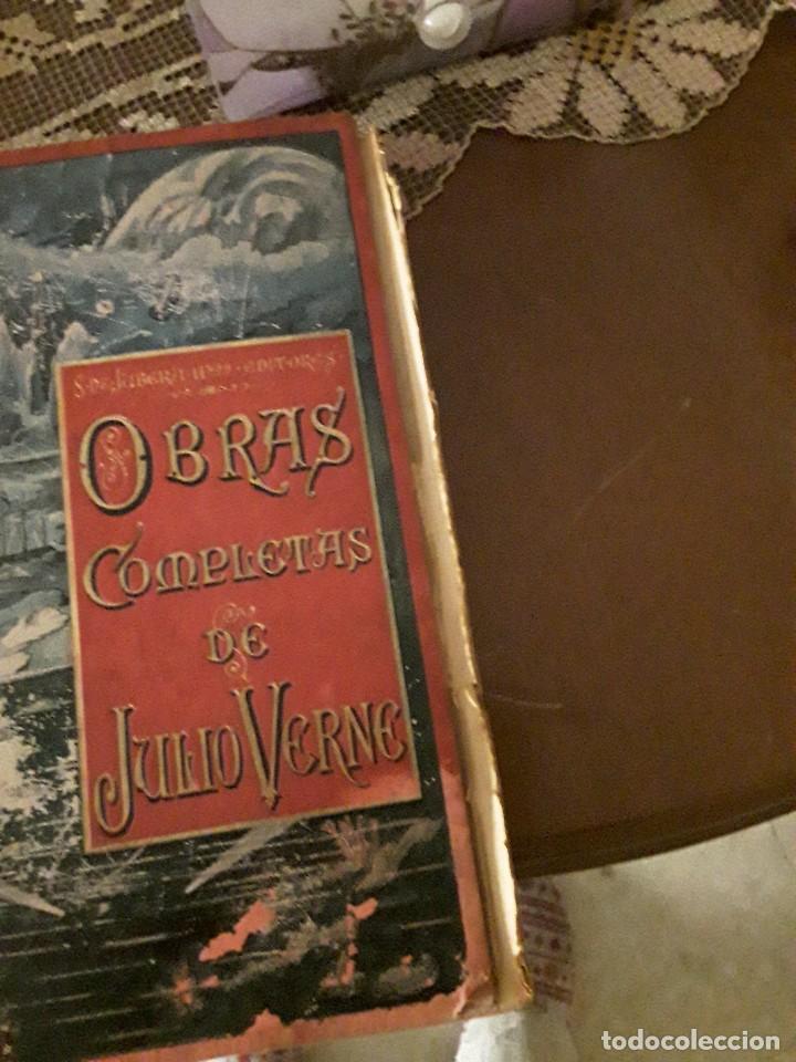 Libros antiguos: Obras completas de Julio Verne - Foto 5