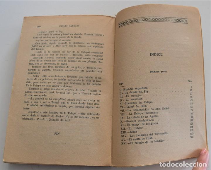 Libros antiguos: LAS AGUILAS DE LA ESTEPA - EMILIO SALGARI - CASA EDITORIAL MAUCCI - CON 18 LÁMINAS DE A. TANGHETTI - Foto 10 - 261551625