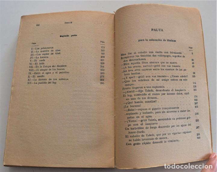 Libros antiguos: LAS AGUILAS DE LA ESTEPA - EMILIO SALGARI - CASA EDITORIAL MAUCCI - CON 18 LÁMINAS DE A. TANGHETTI - Foto 11 - 261551625