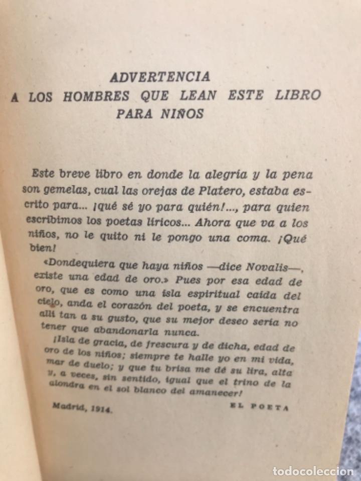 Libros antiguos: Platero y yo. 1914 Madrid - Foto 5