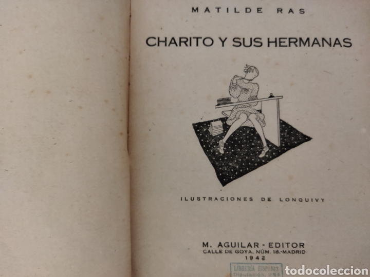 Libros antiguos: Charito y sus hermanas.Matilde Ras 1941 - Foto 3
