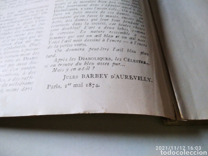 Libros antiguos: Libro LES DIABOLIQUES, Barney d, Aurevilly - Foto 4