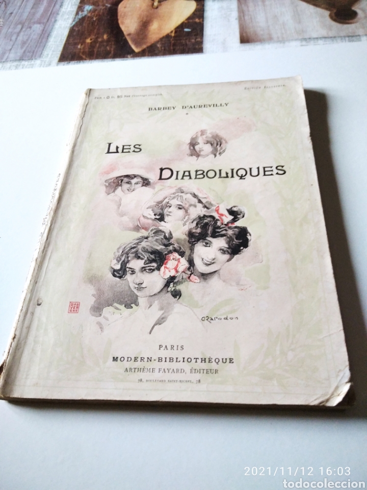 Libros antiguos: Libro LES DIABOLIQUES, Barney d, Aurevilly - Foto 1