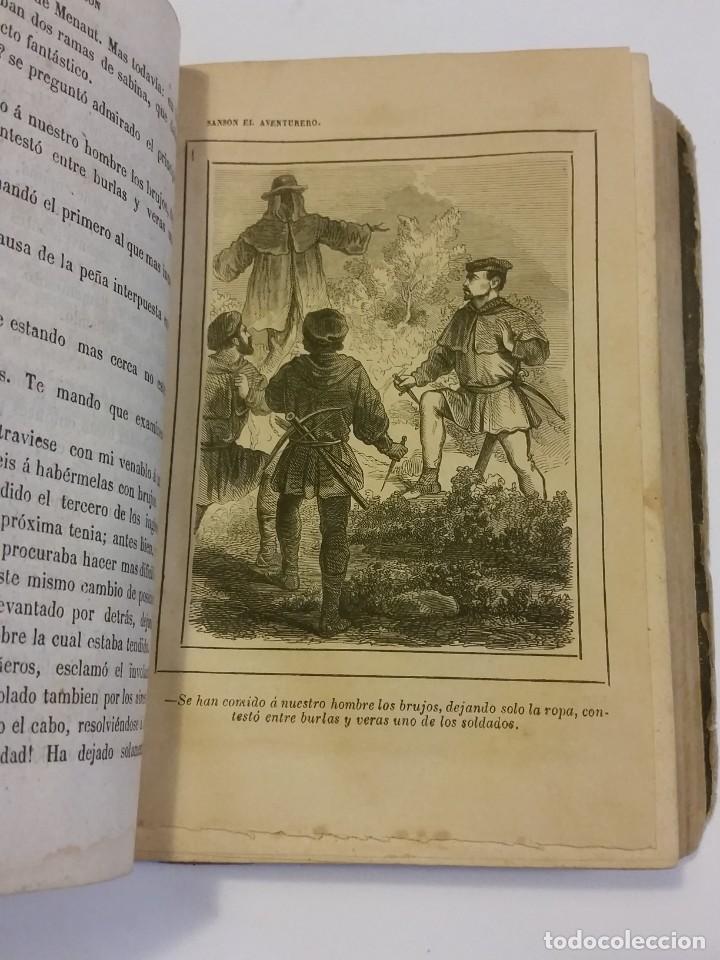 Libros antiguos: 1859 - RENATO CASTEL-LEON. Sans&oacute;n el aventurero. Novela dram&aacute;tica. - Foto 5