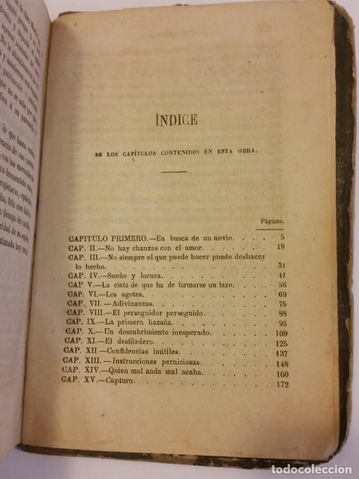 Libros antiguos: 1859 - RENATO CASTEL-LEON. Sans&oacute;n el aventurero. Novela dram&aacute;tica. - Foto 8