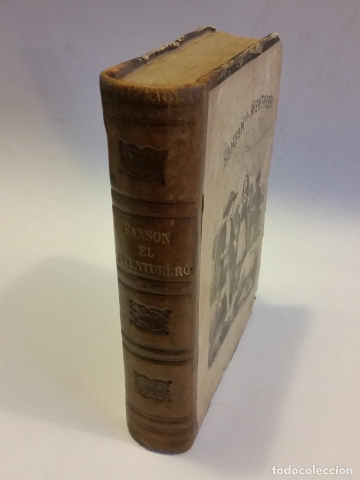 Libros antiguos: 1859 - RENATO CASTEL-LEON. Sans&oacute;n el aventurero. Novela dram&aacute;tica. - Foto 1