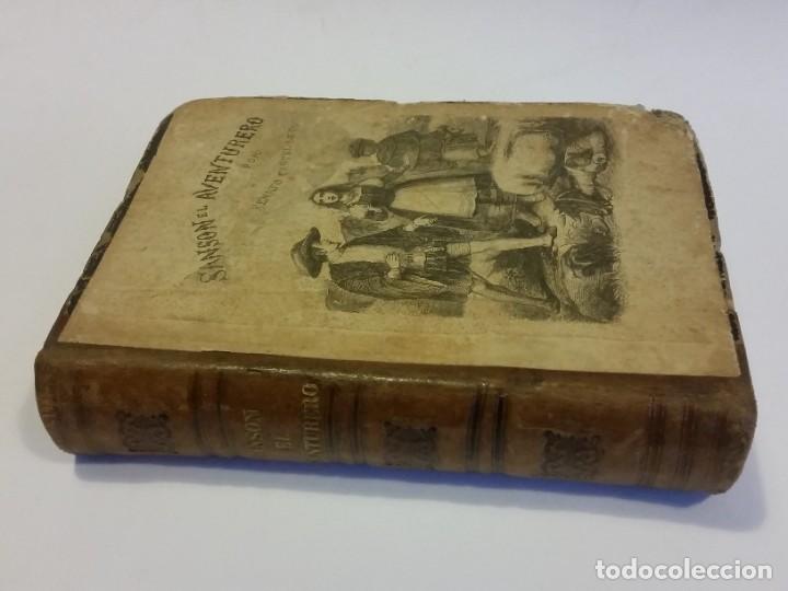 Libros antiguos: 1859 - RENATO CASTEL-LEON. Sans&oacute;n el aventurero. Novela dram&aacute;tica. - Foto 2