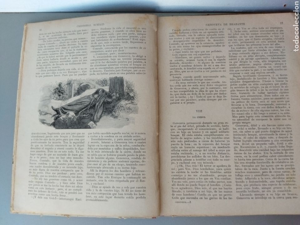 Libros antiguos: Genoveva de Brabante.Cristobal Schmid - Foto 3