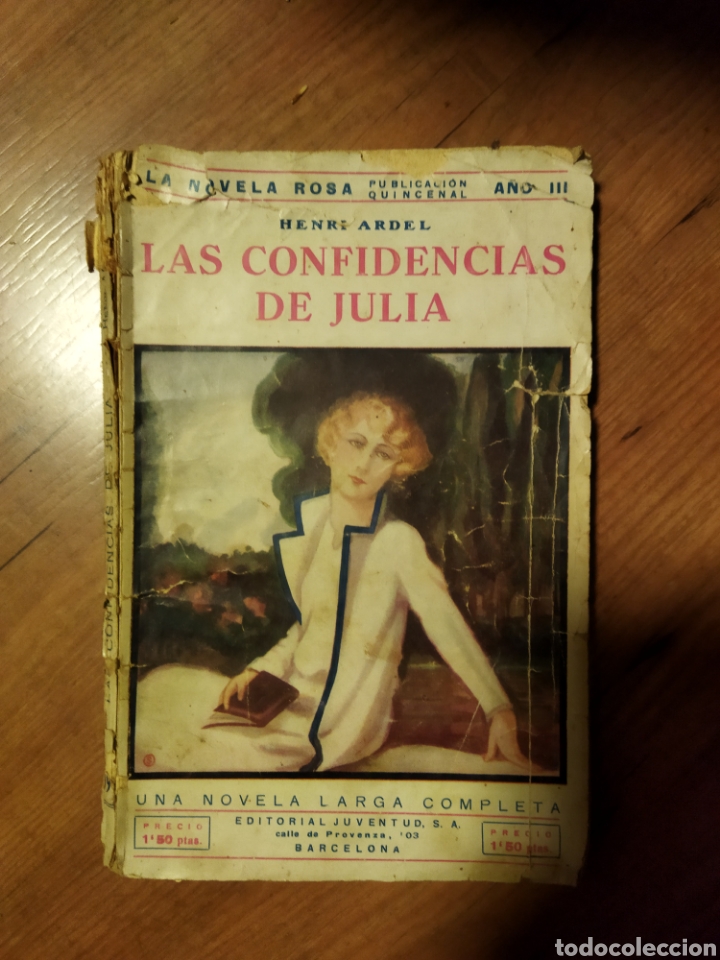 Libros antiguos: Las confidencias de Julia - Foto 1
