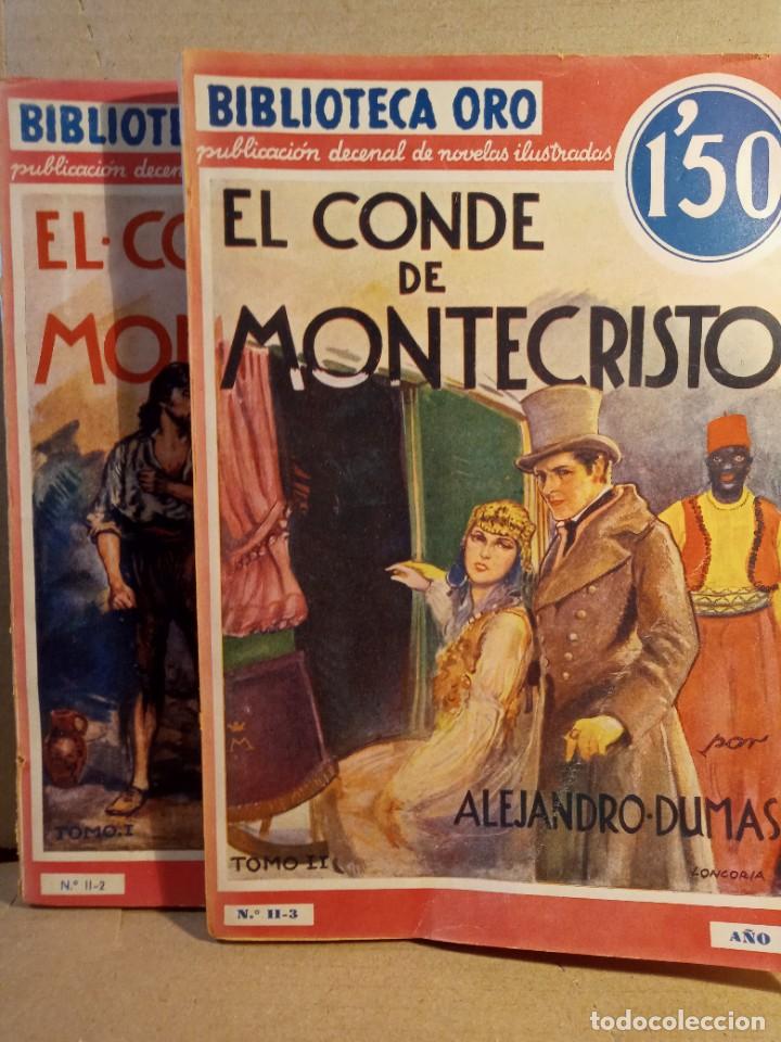 Libros antiguos: EL CONDE DE MONTECRISTO - BIBLIOTECA ORO. - Foto 1