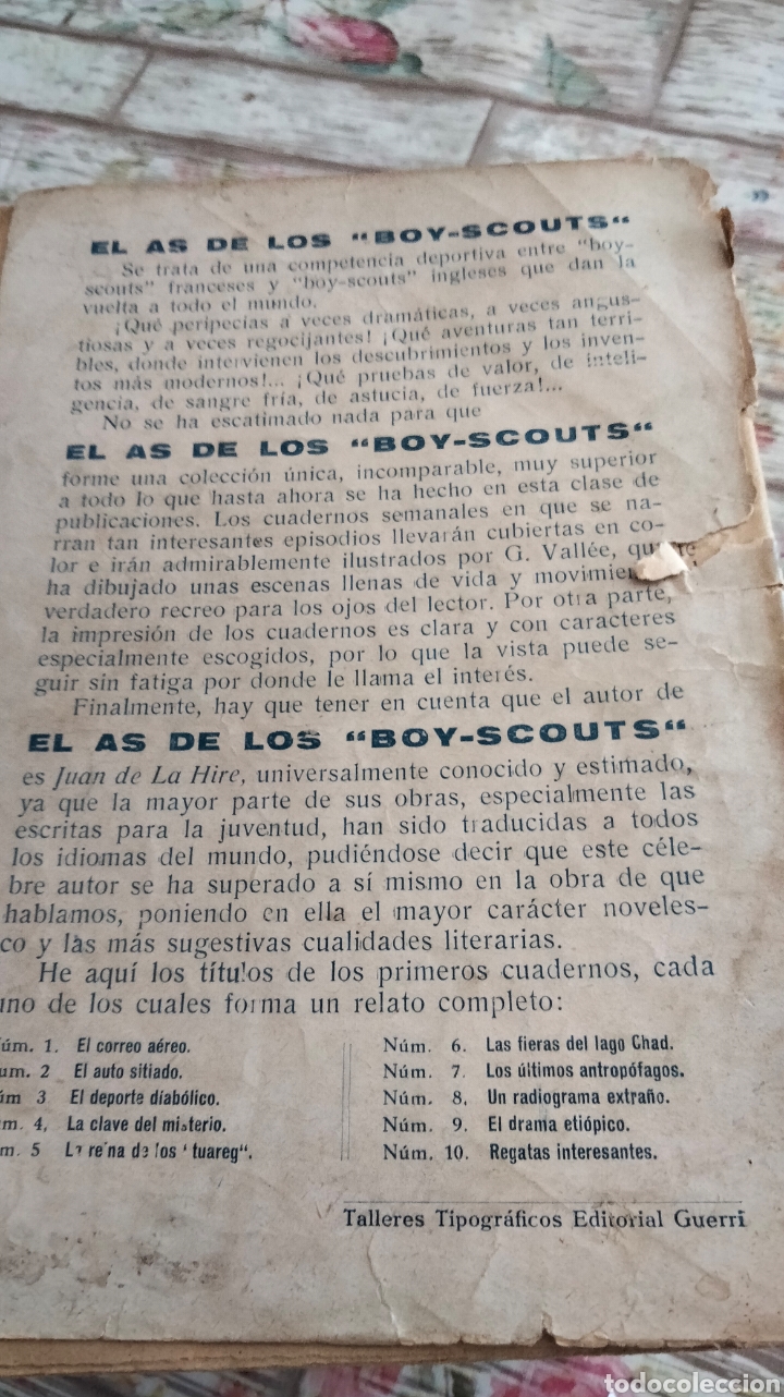 Libros antiguos: LOTE DE 27 LIBROS .EL AS DE LOS BOY SCOUTS - Foto 2