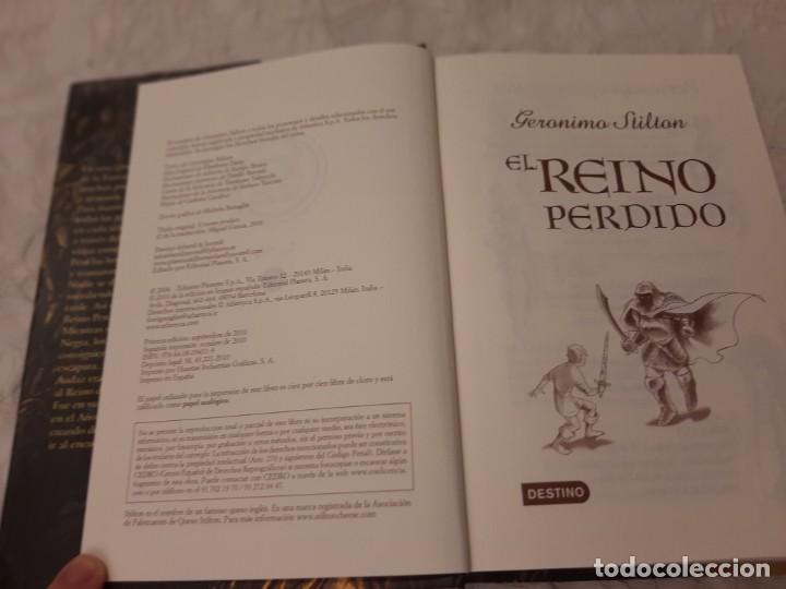 Libros antiguos: GERONIMO STILTON - EL REINO PERDIDO - 2010 - Foto 3