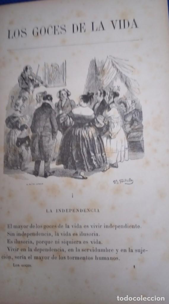 Libros antiguos: LIBRO DE LA BIBLIOTECA SELECTA PARA LA JUVENTUD, Los goces de la Vida. - Foto 2
